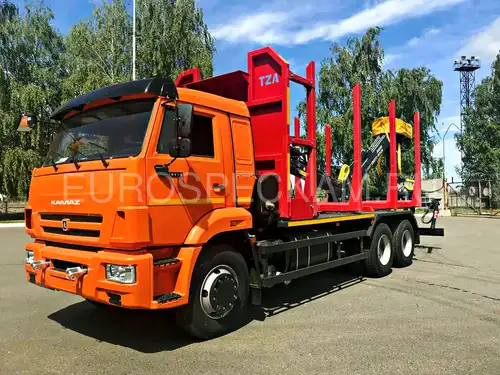 КАМАЗ 65115 сортиментовоз с Велмаш ОМТЛ-97 КАМАЗ 65115 сортиментовоз с Велмаш ОМТЛ-97