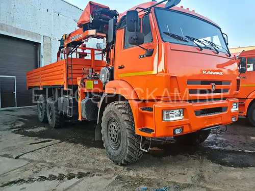 КАМАЗ 43118 бортовой с КМУ Hangil HGC 756