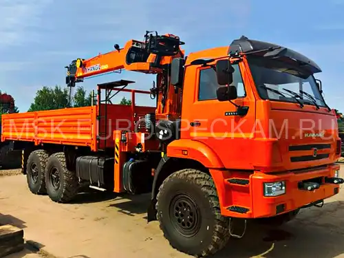 КАМАЗ 43118 бортовой с КМУ Hangil HGC 976