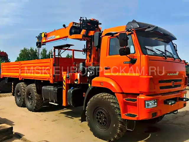 КАМАЗ 43118 бортовой с КМУ Hangil HGC 976 КАМАЗ 43118 бортовой с КМУ Hangil HGC 976