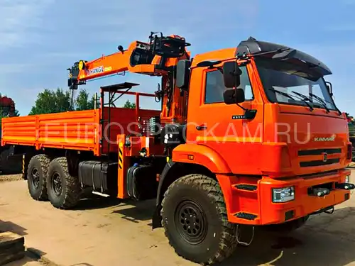 КАМАЗ 43118 бортовой с КМУ Hangil HGC 987