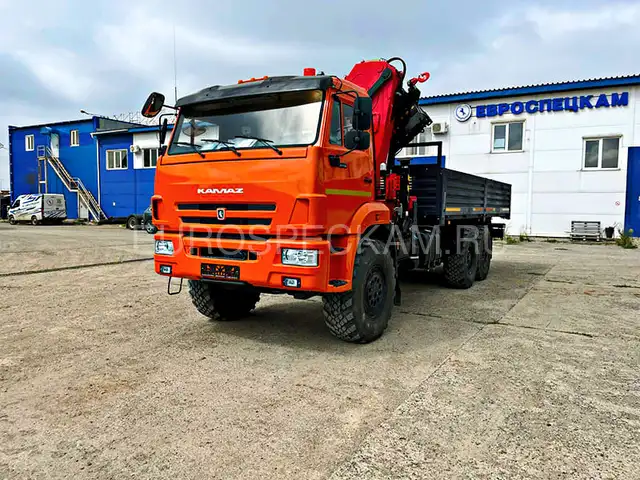 КАМАЗ 43118 бортовой с КМУ Sunhunk K238 КАМАЗ 43118 бортовой с КМУ Sunhunk K238