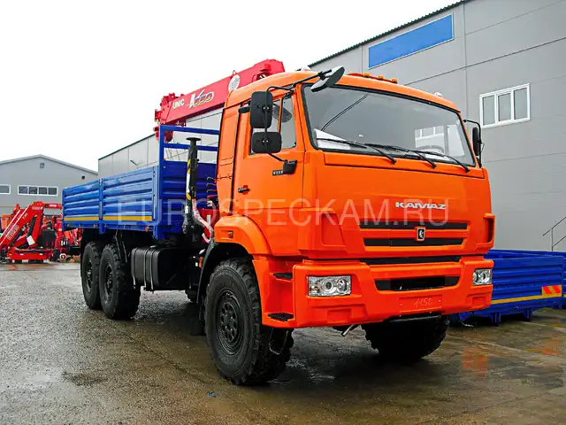 КАМАЗ 43118 бортовой с КМУ UNIC URV 554 КАМАЗ 43118 бортовой с КМУ UNIC URV 554