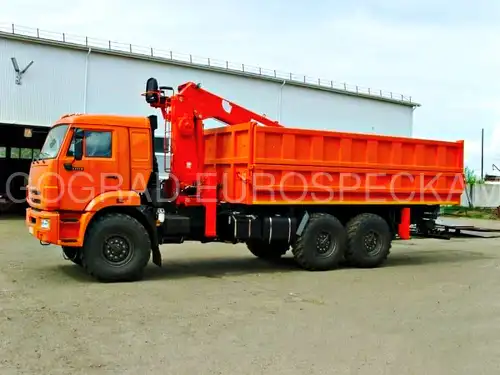 КАМАЗ 43118 самосвал с КМУ Kanglim KS 1256 G2 КАМАЗ 43118 самосвал с КМУ Kanglim KS 1256 G2