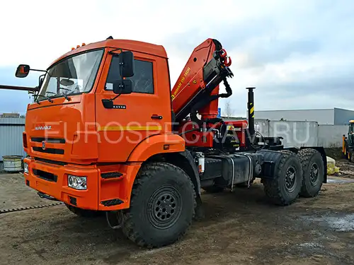 КАМАЗ 43118 тягач с КМУ Palfinger Инман IM 150N