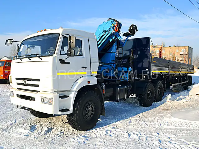 КАМАЗ 43118 тягач с КМУ Инман ИМ 240