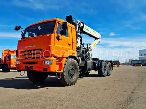 КАМАЗ 43118 тягач с КМУ Инман ИФ 300