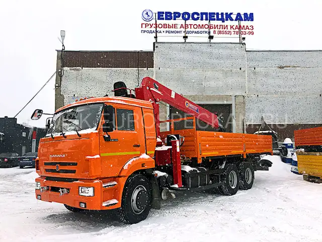КАМАЗ 65115 бортовой с КМУ Horyong HRS 216 КАМАЗ 65115 бортовой с КМУ Horyong HRS 216