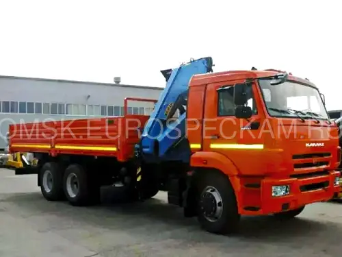 КАМАЗ 65115 бортовой с КМУ Инман ИМ 240