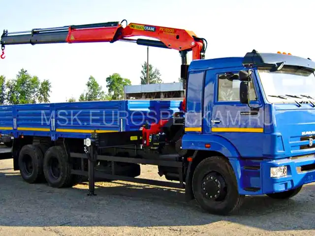 КАМАЗ 65115 бортовой с КМУ Palfinger PK 15500 A