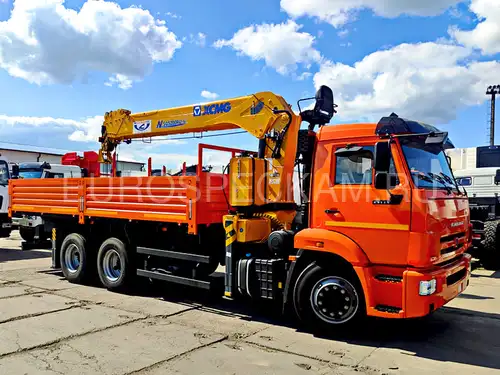 КАМАЗ 65115 бортовой с КМУ XCMG SQS200-6