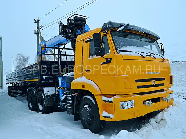 КАМАЗ 65116 седельный тягач с КМУ DongYang SS1926