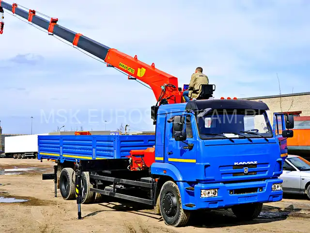 КАМАЗ 65117 бортовой с КМУ Palfinger Инман ИТ-180
