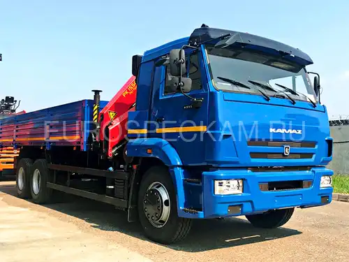КАМАЗ 65117 бортовой с КМУ Palfinger PK 15500 A