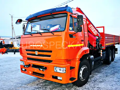 КАМАЗ 6520 бортовой с КМУ Fassi F295A.2.22 КАМАЗ 6520 бортовой с КМУ Fassi F295A.2.22