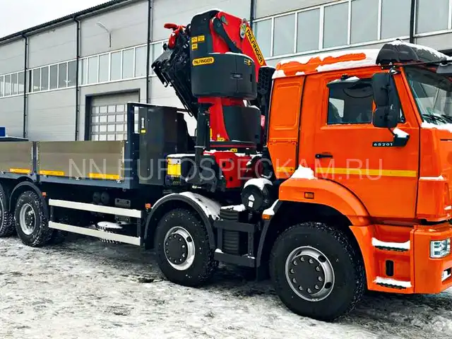 КАМАЗ 65201 бортовой с КМУ Palfinger PK 40002-EH A